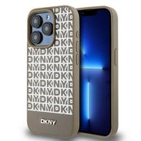 DKNY MagSafe dėklas iPhone 15 Pro Max – rudas