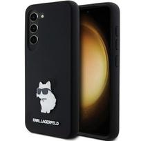 Karl Lagerfeld silikoninis dėklas Samsung Galaxy S24 – juodas