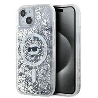 Karl Lagerfeld MagSafe dėklas iPhone 15 Plus/14 Plus – skaidrus