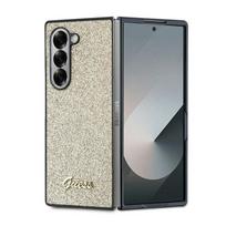 Guess 4G Glitter Script dėklas Z Fold6 – auksinis