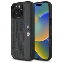 BMW perforuotas dėklas iPhone 16 Pro Max – pilkas