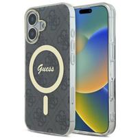 Guess IML 4G MagSafe dėklas iPhone 16 Plus – juodas