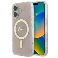 Guess IML 4G MagSafe dėklas iPhone 16 Plus – rožinis
