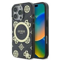 Guess MagSafe dėklas iPhone 16 Pro Max – juodas