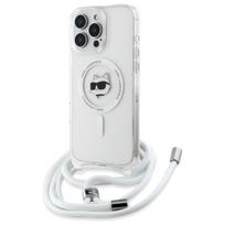 Karl Lagerfeld skaidrus MagSafe dėklas iPhone 16 Pro Max