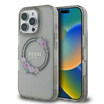 Guess MagSafe dėklas iPhone 16 Pro Max – juodas