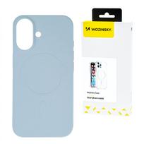 Wozinsky silikoninis MagSafe dėklas Galaxy S25 Ultra – mėlynas