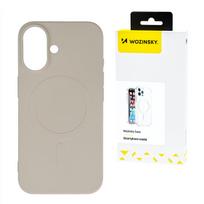 Wozinsky silikoninis MagSafe dėklas Galaxy S24 FE – smėlinis
