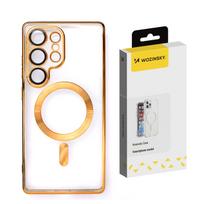 Wozinsky MagSafe dėklas Samsung Galaxy S24 FE – auksinis