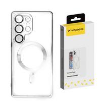 Wozinsky MagSafe dėklas Galaxy S24 FE – sidabrinis