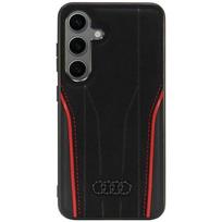 Audi odinis MagSafe dėklas Samsung Galaxy S24 – juodas/raudonas