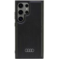 Audi sintetinės odos MagSafe dėklas Galaxy S24 Ultra – juodas