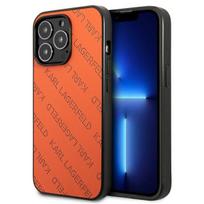 Karl Lagerfeld dėklas iPhone 13 Pro Max – oranžinis