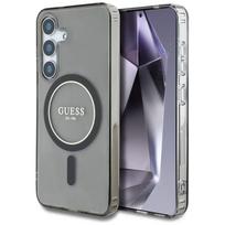 Guess MagSafe dėklas Samsung Galaxy S25 – juodas
