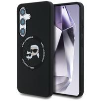 Karl Lagerfeld MagSafe dėklas Galaxy S25 – juodas