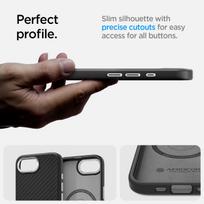 Spigen Enzo Aramid MagSafe dėklas iPhone 16e – juodas