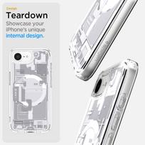 Spigen Ultra Hybrid MagSafe dėklas iPhone 16e – baltas