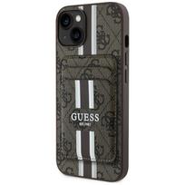 Guess MagSafe dėklas su pinigine iPhone 15 – rudas