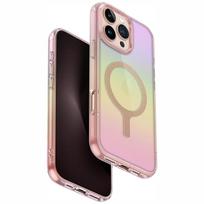 Uniq Iridescia MagClick dėklas iPhone 16 Pro Max – rožinis