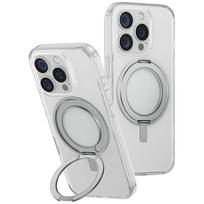 Uniq Swivix 360 magnetinis dėklas iPhone 16 Pro – skaidrus