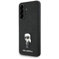 Karl Lagerfeld blizgus dėklas Samsung Galaxy A56 – juodas