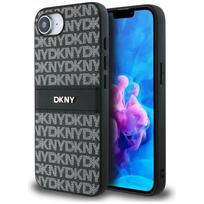 DKNY Mono Stripe dėklas iPhone 16e – juodas