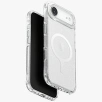 Uniq MagClick dėklas iPhone 17 Air – skaidrus, su blizgučiais