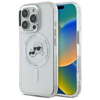 Karl Lagerfeld MagSafe dėklas iPhone 16 Pro Max – baltas