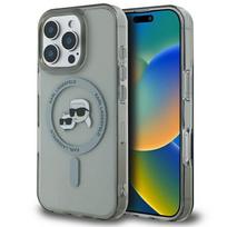 Karl Lagerfeld MagSafe dėklas iPhone 16 Pro Max – juodas
