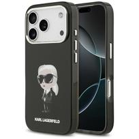 Karl Lagerfeld MagSafe dėklas iPhone 17 Pro – juodas