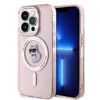 Karl Lagerfeld IML Choupette MagSafe dėklas iPhone 14 Pro Max - rožinis