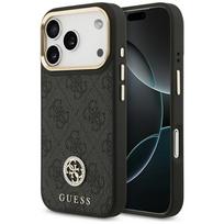 Guess 4G Strass Logo MagSafe dėklas iPhone 17 Pro - juodas