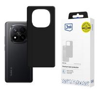 3mk matinis dėklas, skirtas Xiaomi Redmi Note 15 Pro - juodas