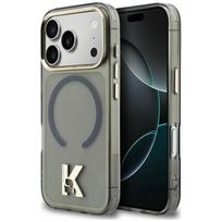 Karl Lagerfeld IML K galvos logotipas MagSafe Dėklas, skirtas iPhone 17 Pro Max - juodas