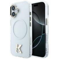 Karlo Lagerfeldo IML K galvos logotipas MagSafe Dėklas, skirtas iPhone 17 – skaidrus