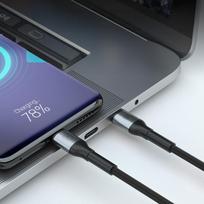3mk Hyper Laidas N-SERIES USB-C / USB-C 1m 20V/5A 100W / juodas