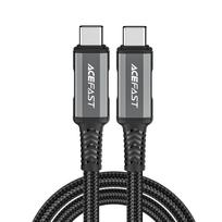 Acefast C1-09 USB-C / USB-C USB4 PD3.1 laidas 5A 1m - pilkai-juodas