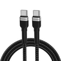 Wozinsky laidas WNBCC2 USB-C / USB-C PD 65W 2 m juodas