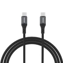 Dudao L3CC USB-C - USB-C 60W 1.2m pintas laidas - juodas