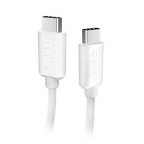 SBS TECABLETISSUETCCG USB-C - USB-C 1.5m 60W pintas laidas - pilkas