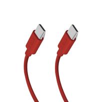 SBS TECABLETISSUETCCR USB-C - USB-C 1.5m 60W pintas laidas - raudonas