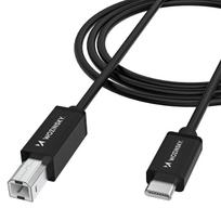 Wozinsky WKDDY2S Laidas USB-B - USB-C 2m juodas