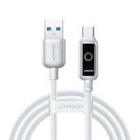 Joyroom Laidas S-A55 StarFlight 66W USB-A - USB-C 1.2m baltas