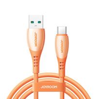 Joyroom S-A59 Vibrant Series 3A USB-A - USB-C laidas 1.2m - oranžinis