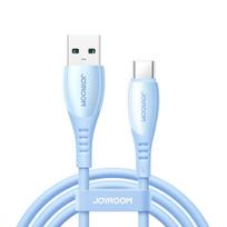 Joyroom S-A59 Vibrant Series 3A USB-A - USB-C laidas 1.2m - mėlynas
