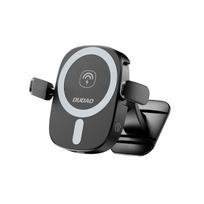 Dudao automobilinis telefono laikiklis FW11 su 15W indukciniu įkrovikliu oro angoms / kokpitui, juodas