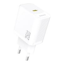 Dudao A27 25W GaN USB-C sieninis įkroviklis - baltas