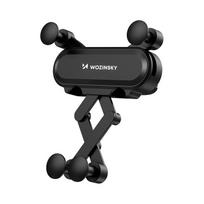 Wozinsky WCH-05 gravitacinis automobilinis telefono laikiklis oro ventiliacijos angai, juodas