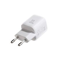 Joyroom JR-TG7 33W USB-A + USB-C Sieninis įkroviklis su 60W USB-C iki USB-C 1m kabeliu - baltas