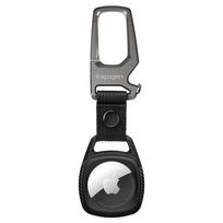 Spigen tvirtas šarvų dėklas, skirtas Apple AirTag – matinė juoda